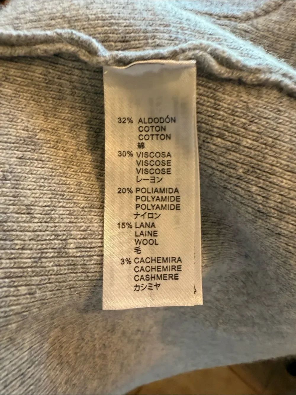 Light Gray Open-Front Knit Jacket - Picture 12 of 16